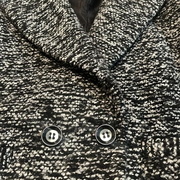 Marbled single button coat - Picture 2 of 5